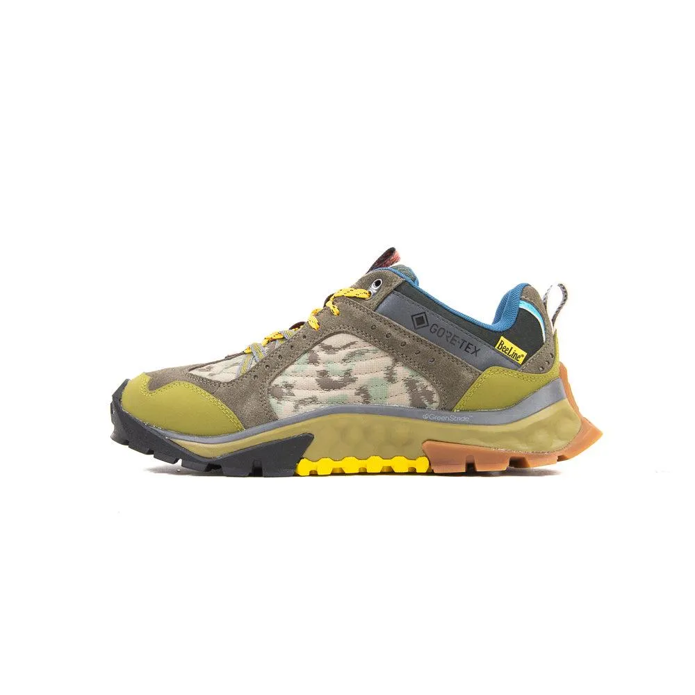 Timberland Solar Ridge WP LF Hiker Olive Green Yellow Blue Orange Suede Sneaker