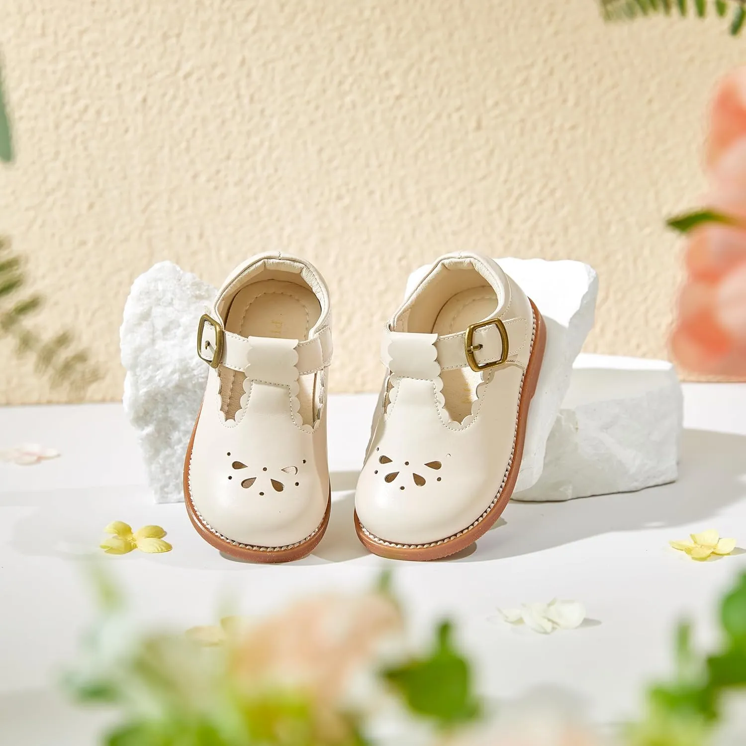 Toddler Girl Mary Jane Dress Shoes-Little Girl School Uniform Shoes for Wedding Party