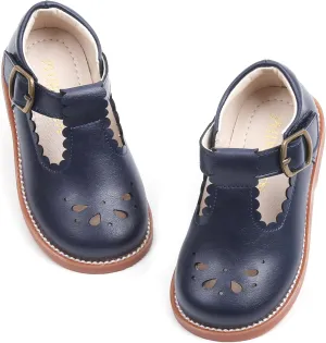 Toddler Girl Mary Jane Dress Shoes-Little Girl School Uniform Shoes for Wedding Party
