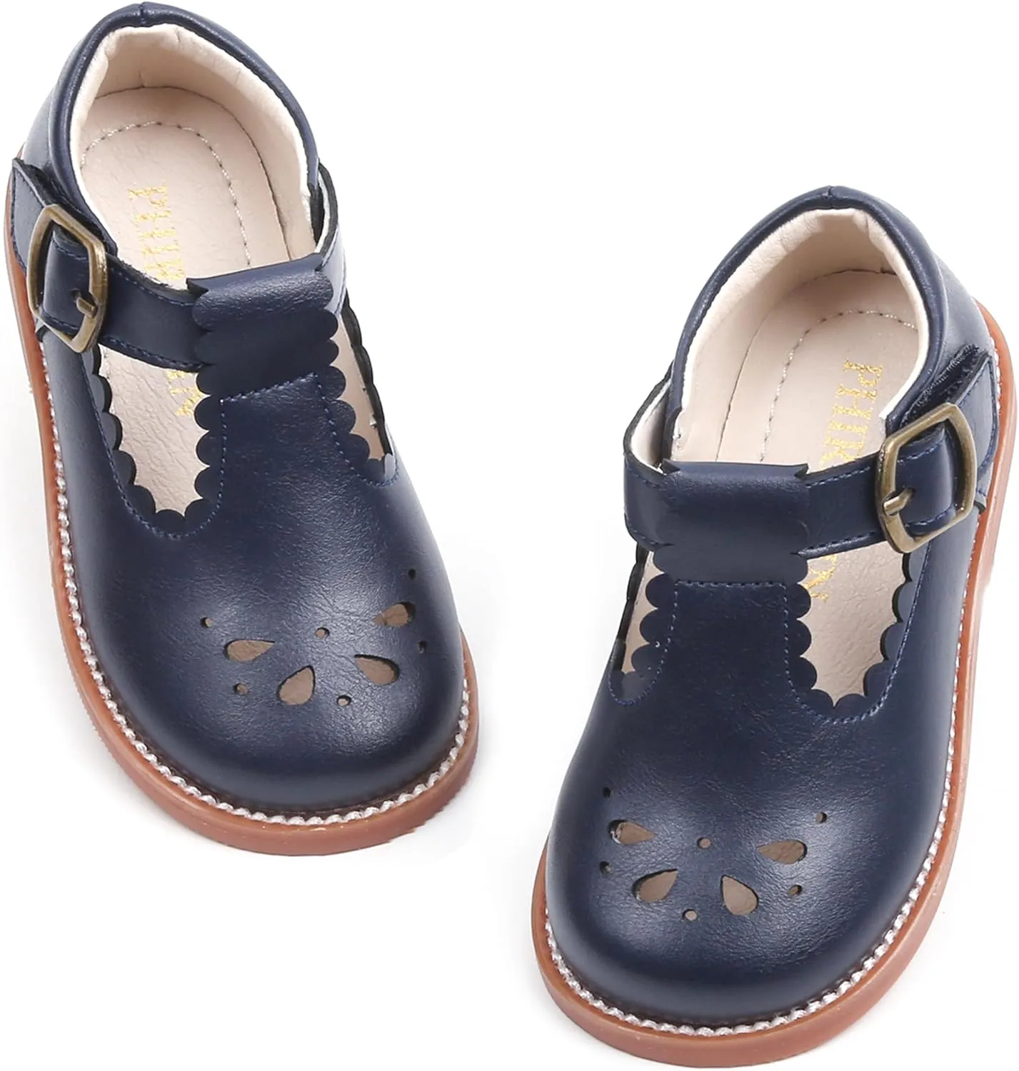 Toddler Girl Mary Jane Dress Shoes-Little Girl School Uniform Shoes for Wedding Party