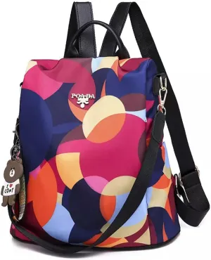 TYPIFY® Trending Oxford Modern Antitheft Women Girls Trendy College Bag Travel Casual Backpack Gift for Her, Multicolour, M, Modern
