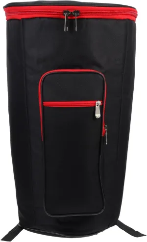 Vaguelly African Drum Carry Case Bag for 12 inch Djembe Drum, Padded Backpack Djembe African Drum, Djembe Carrying Bag with Adjustable Shoulder Strap, Exterior Pocket African Drum Handle Bag