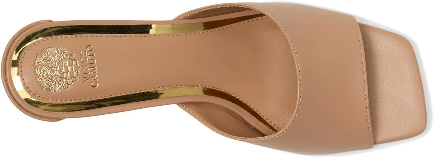 Vince Camuto Women's Sacha Block Heel Mule Sandal Heeled
