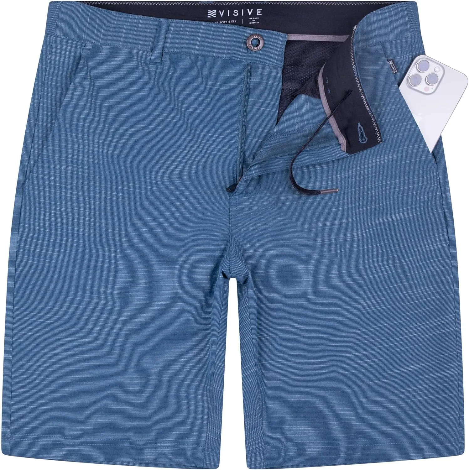 Visive Premium Hybrid Shorts Men Quick Dry Golf Stretch Board Shorts Swim Trunks Summer Big Men