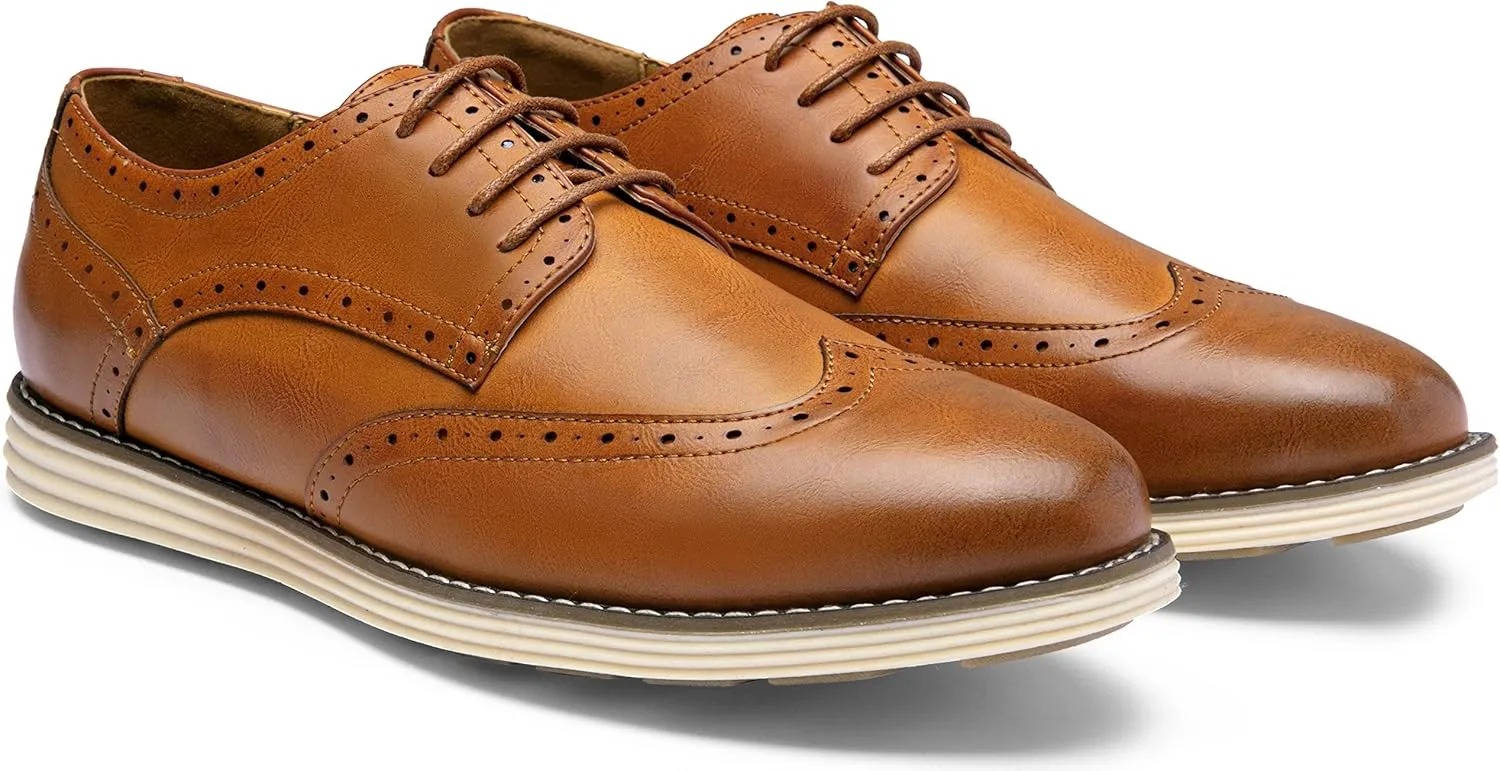 Vostey Men's Casual Dress Shoes Oxford Shoes Business Dress Dress Shoes for Men