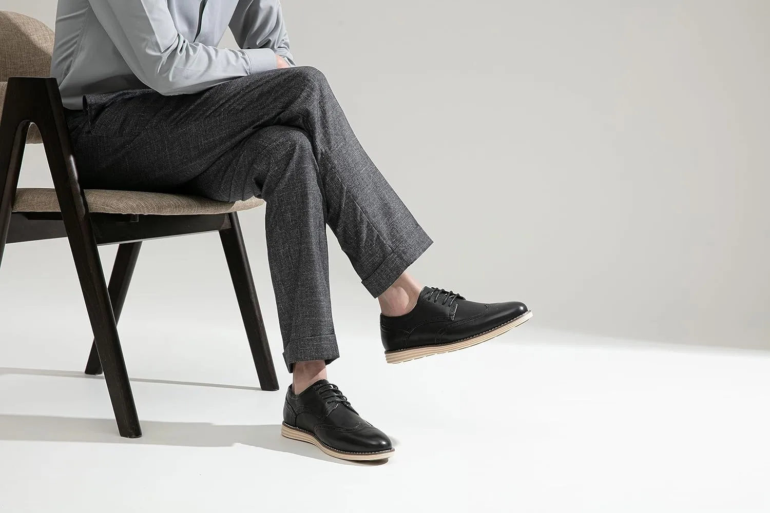 Vostey Men's Casual Dress Shoes Oxford Shoes Business Dress Dress Shoes for Men