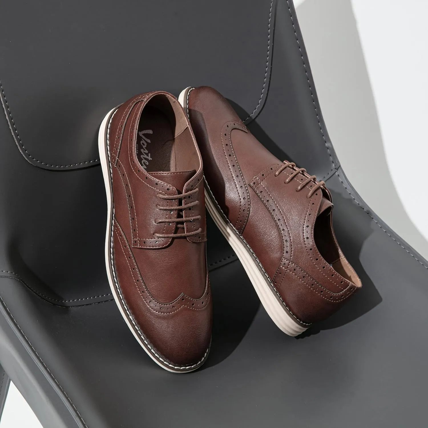 Vostey Men's Casual Dress Shoes Oxford Shoes Business Dress Dress Shoes for Men
