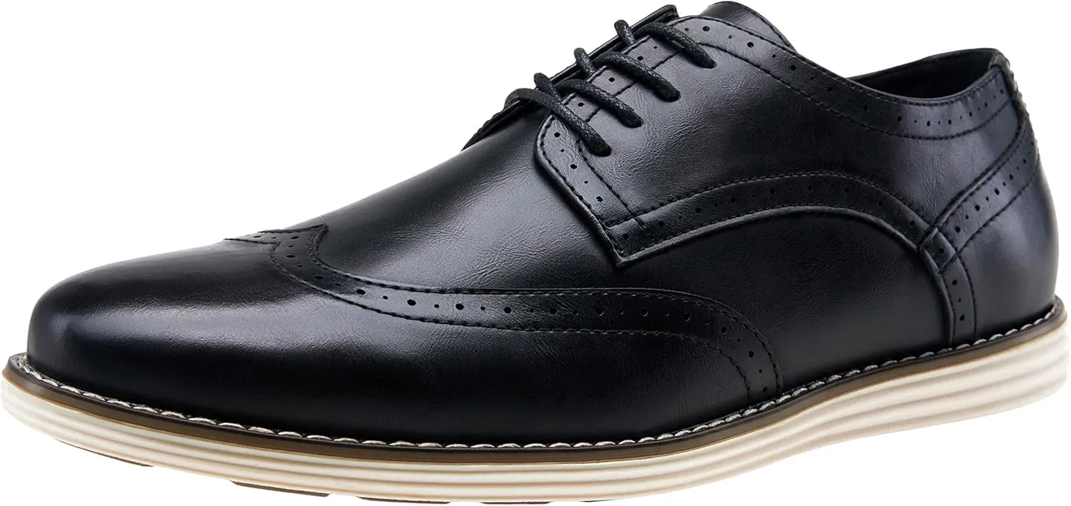 Vostey Men's Casual Dress Shoes Oxford Shoes Business Dress Dress Shoes for Men