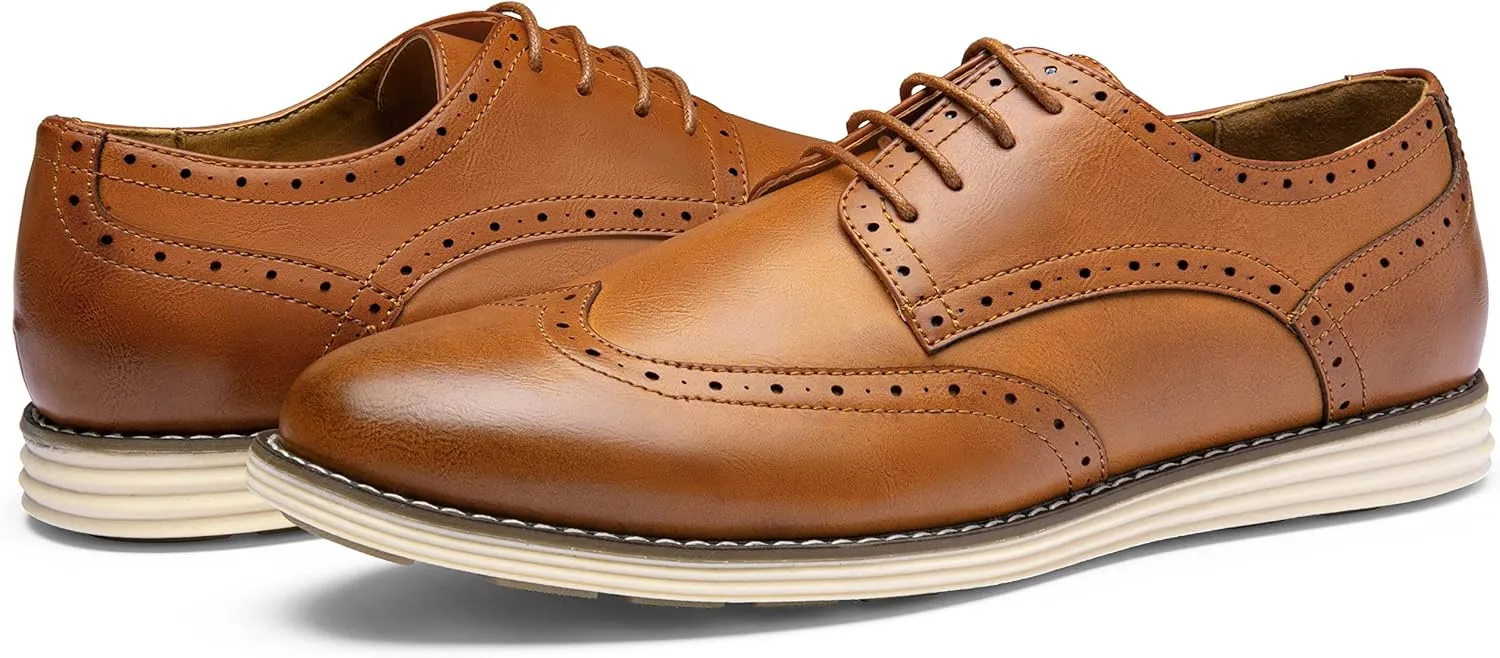 Vostey Men's Casual Dress Shoes Oxford Shoes Business Dress Dress Shoes for Men
