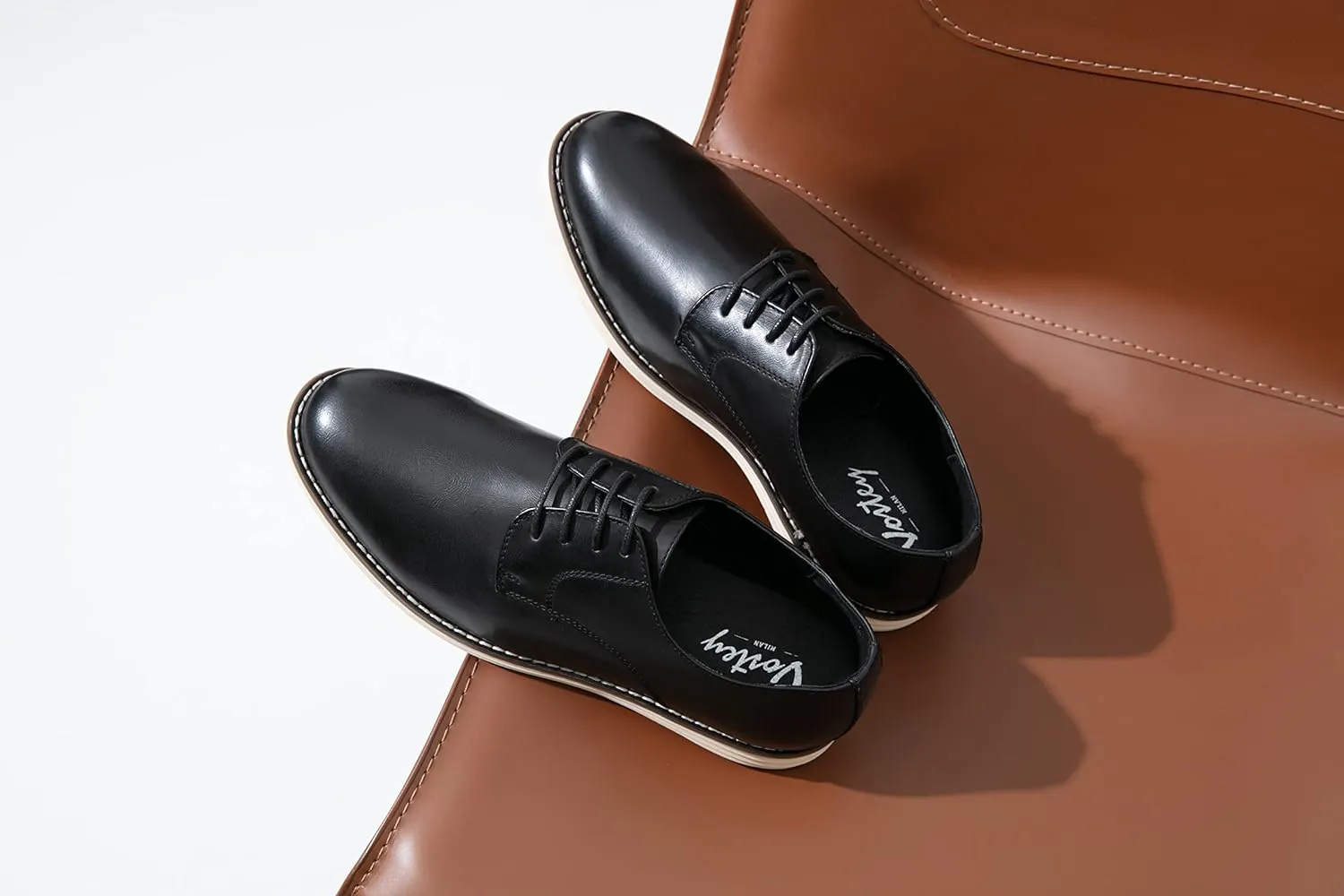 Vostey Men's Casual Dress Shoes Oxford Shoes Business Dress Dress Shoes for Men