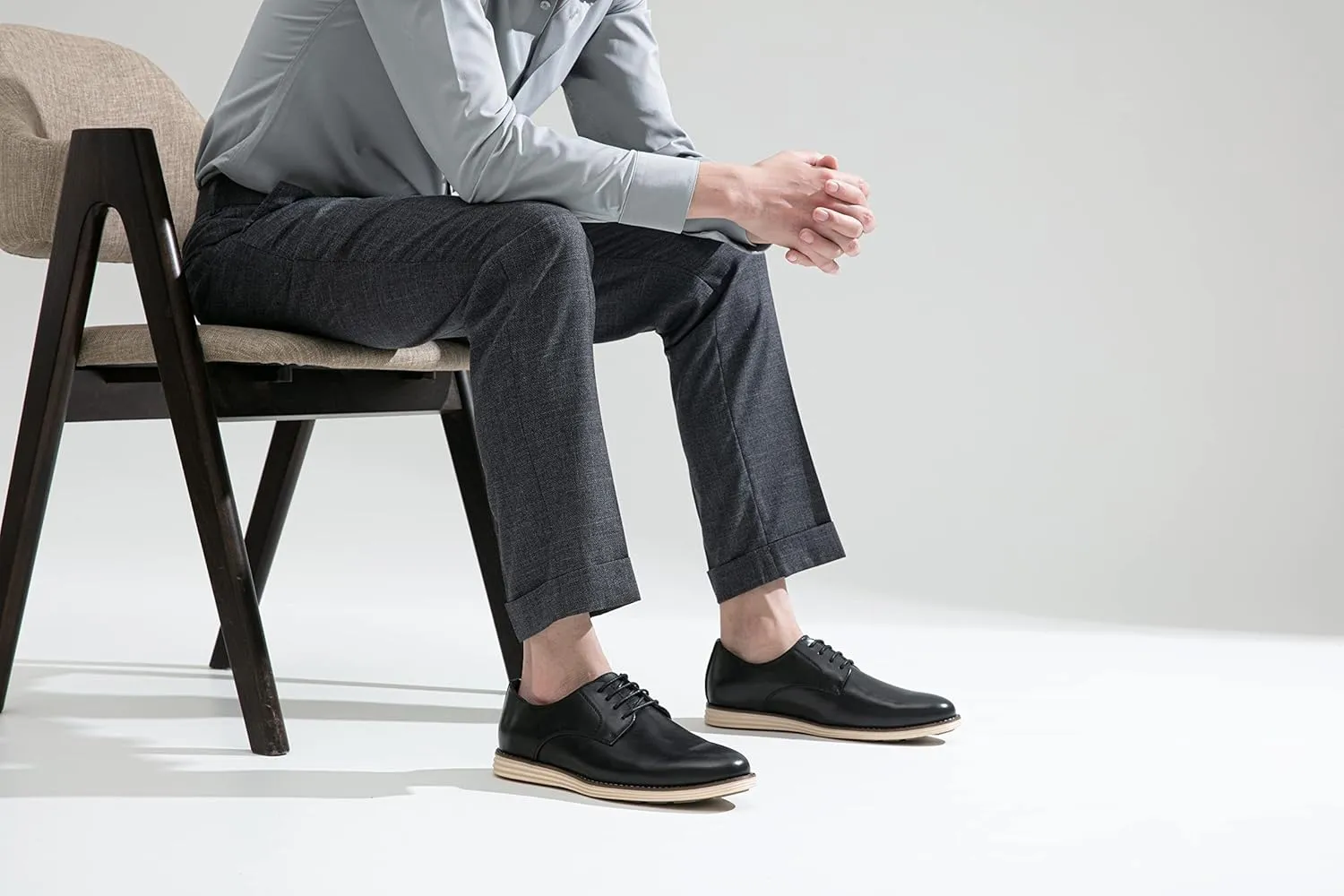 Vostey Men's Casual Dress Shoes Oxford Shoes Business Dress Dress Shoes for Men