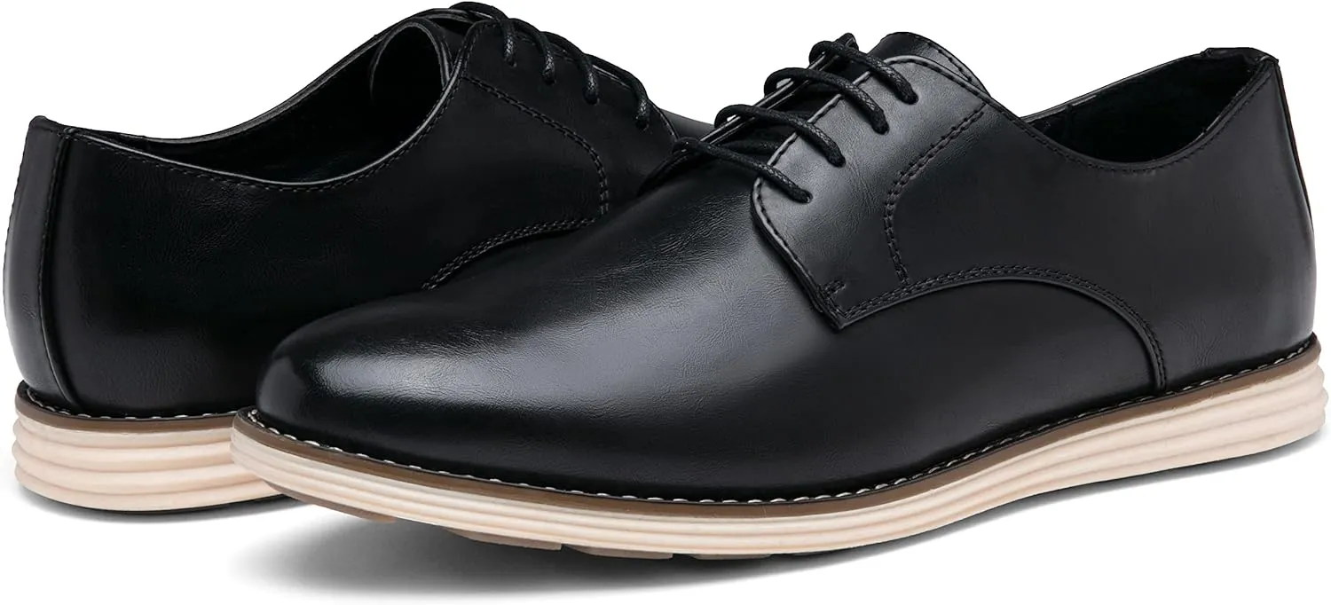Vostey Men's Casual Dress Shoes Oxford Shoes Business Dress Dress Shoes for Men