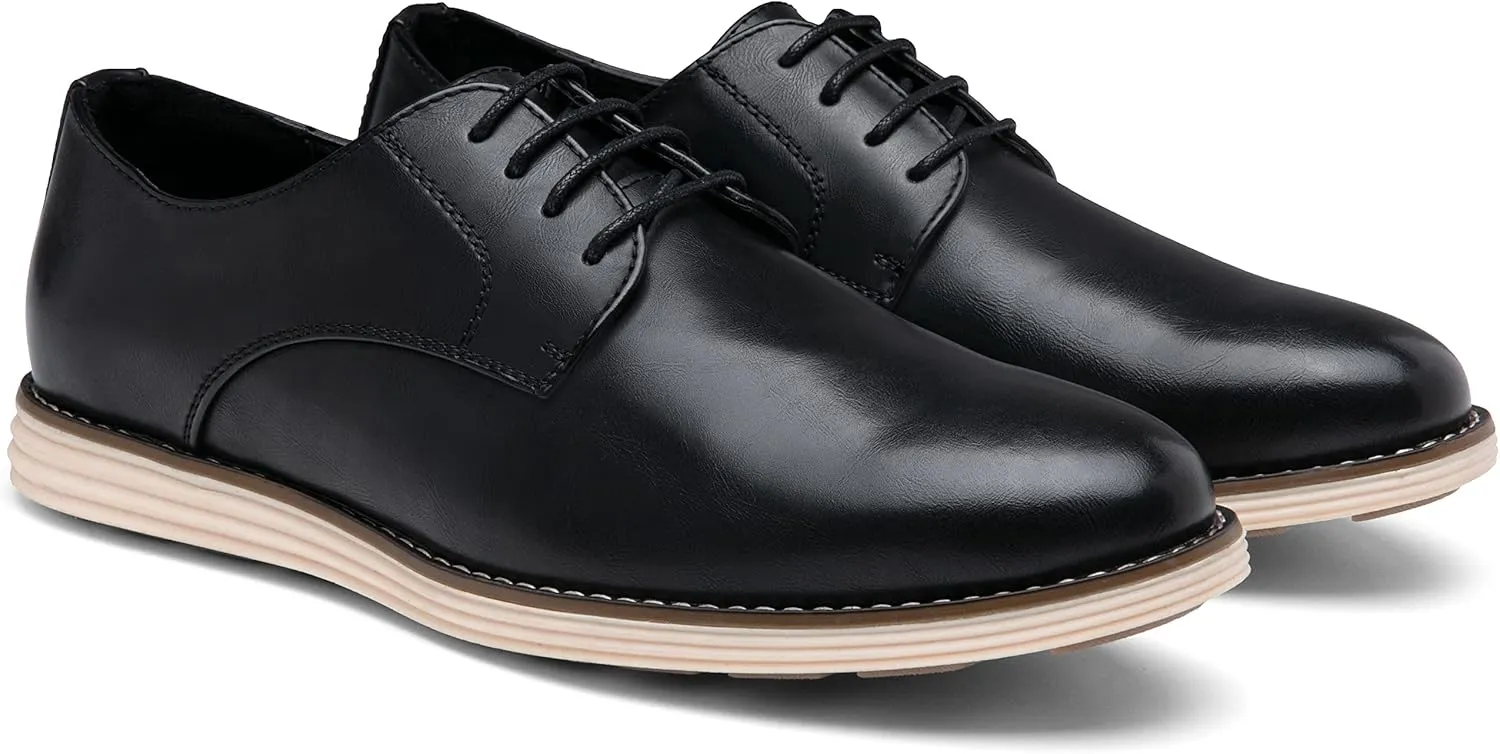 Vostey Men's Casual Dress Shoes Oxford Shoes Business Dress Dress Shoes for Men