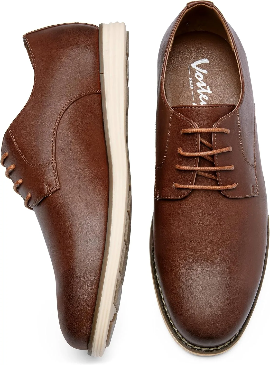 Vostey Men's Casual Dress Shoes Oxford Shoes Business Dress Dress Shoes for Men