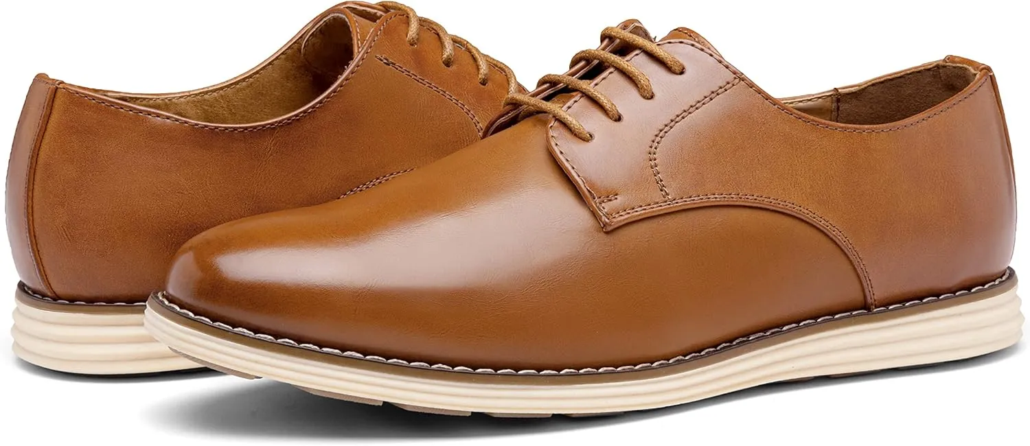 Vostey Men's Casual Dress Shoes Oxford Shoes Business Dress Dress Shoes for Men