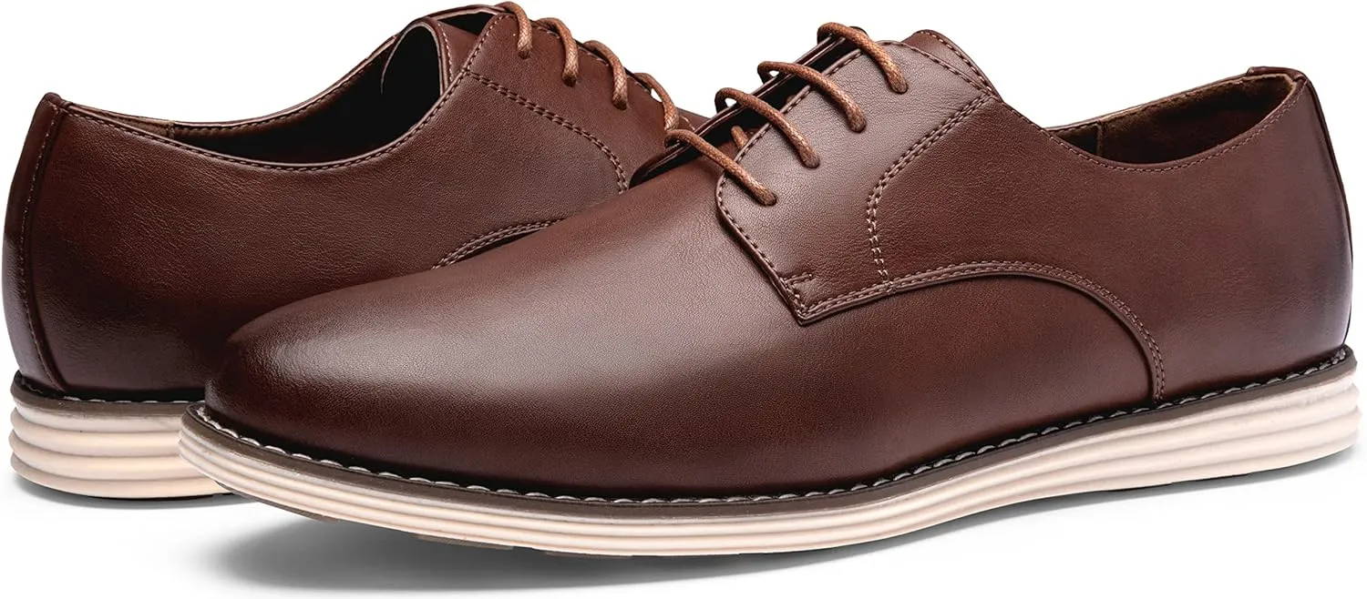 Vostey Men's Casual Dress Shoes Oxford Shoes Business Dress Dress Shoes for Men