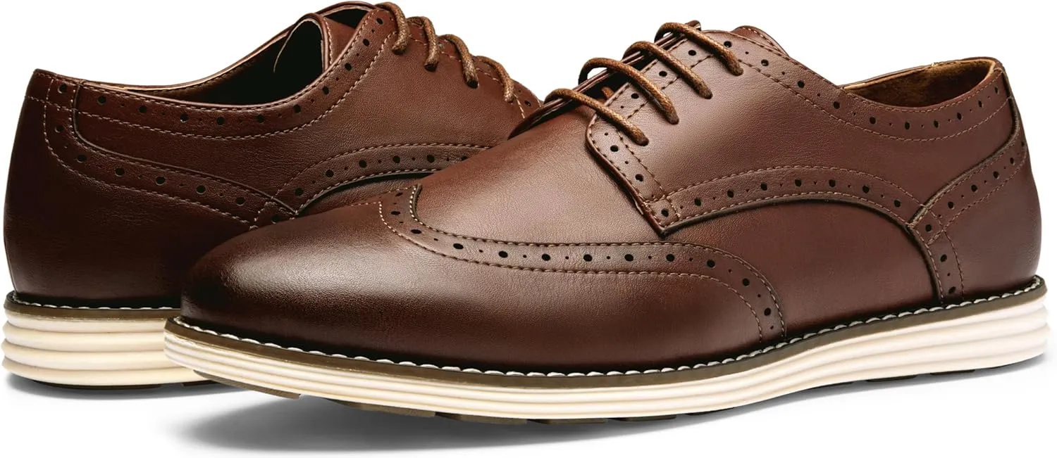 Vostey Men's Casual Dress Shoes Oxford Shoes Business Dress Dress Shoes for Men