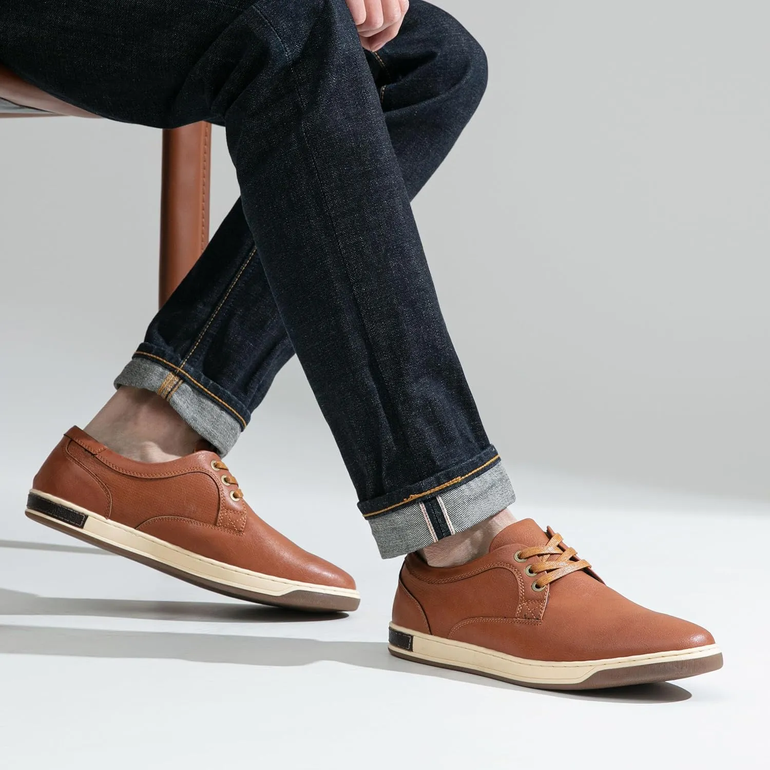 Vostey Men's Sneakers Fashion Casual Shoes Dress Sneaker Oxford Shoes