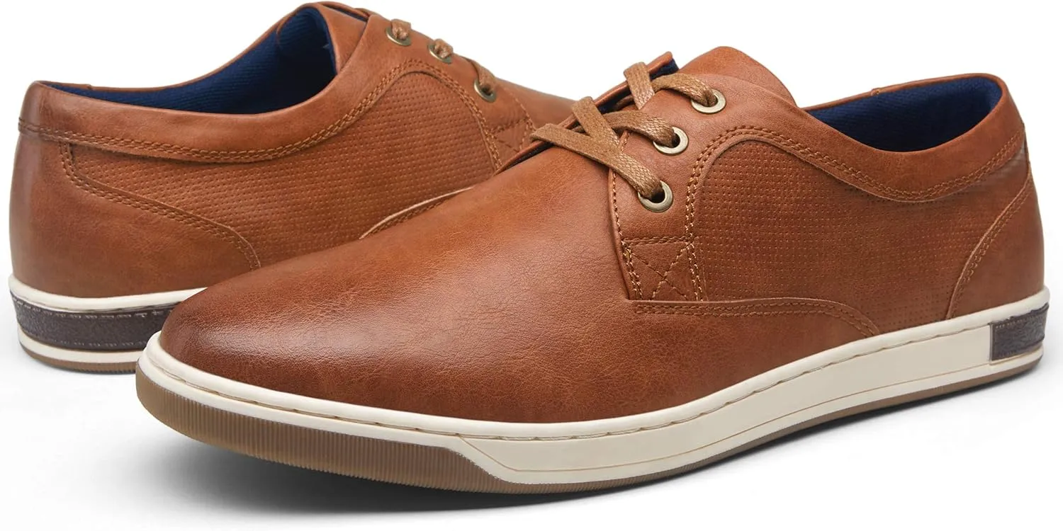 Vostey Men's Sneakers Fashion Casual Shoes Dress Sneaker Oxford Shoes