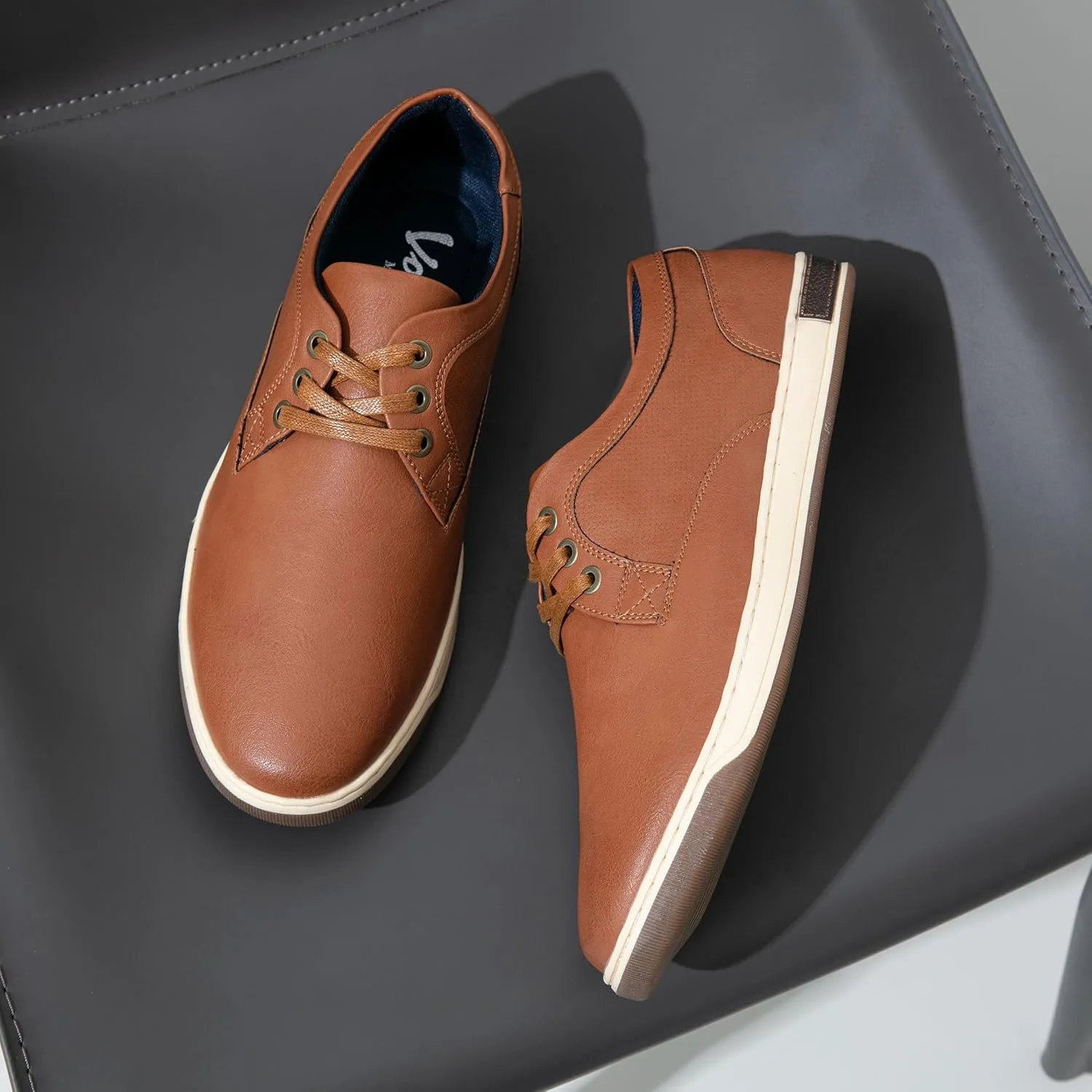 Vostey Men's Sneakers Fashion Casual Shoes Dress Sneaker Oxford Shoes