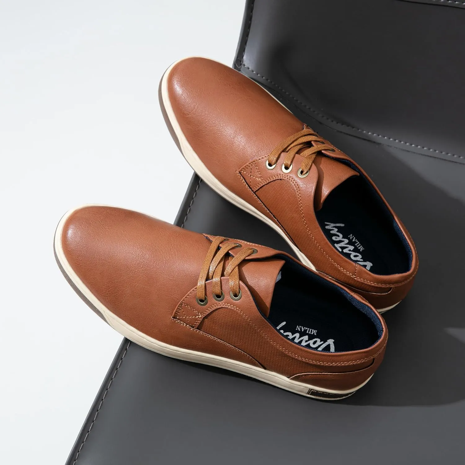 Vostey Men's Sneakers Fashion Casual Shoes Dress Sneaker Oxford Shoes