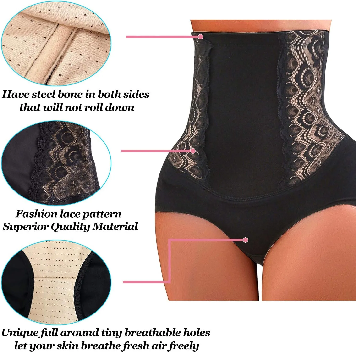 Women Waist Trainer Butt Lifter Shapewear Postpartum Girdle Body Shaper High Waist Tummy Control Panties Slimming Underwear