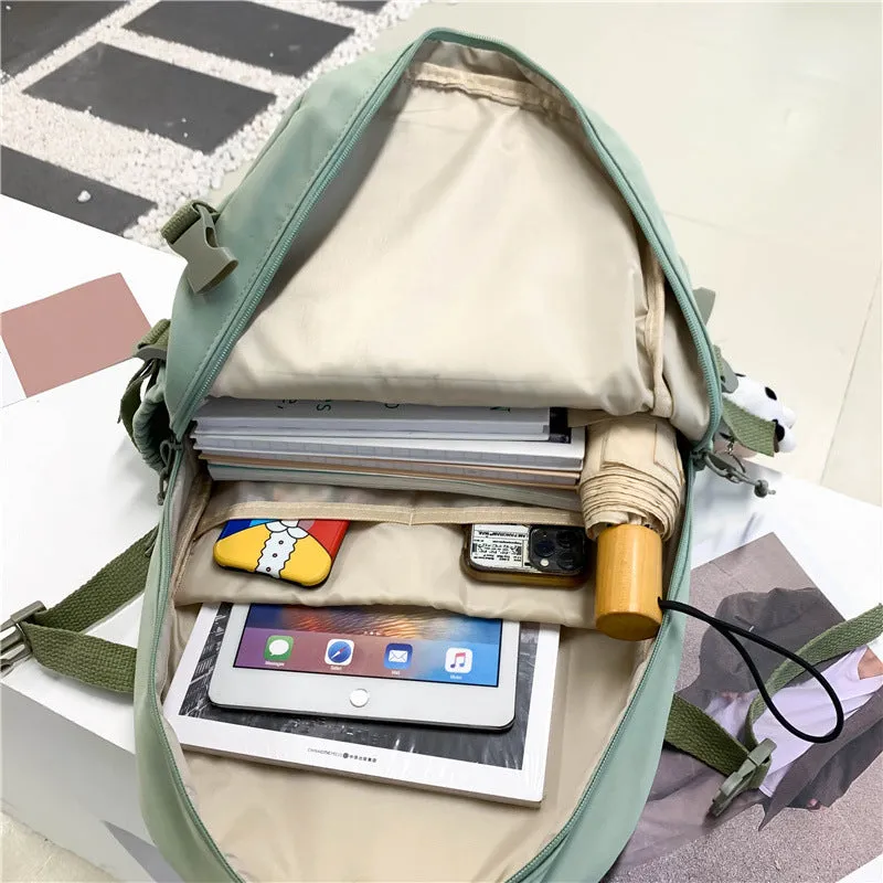 Women's Classic Korean Style Oxford Cloth Backpacks