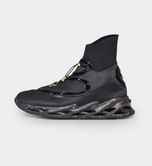 WOMENS LUXE CUSHIONED HIGH TOPS BLACKOUT