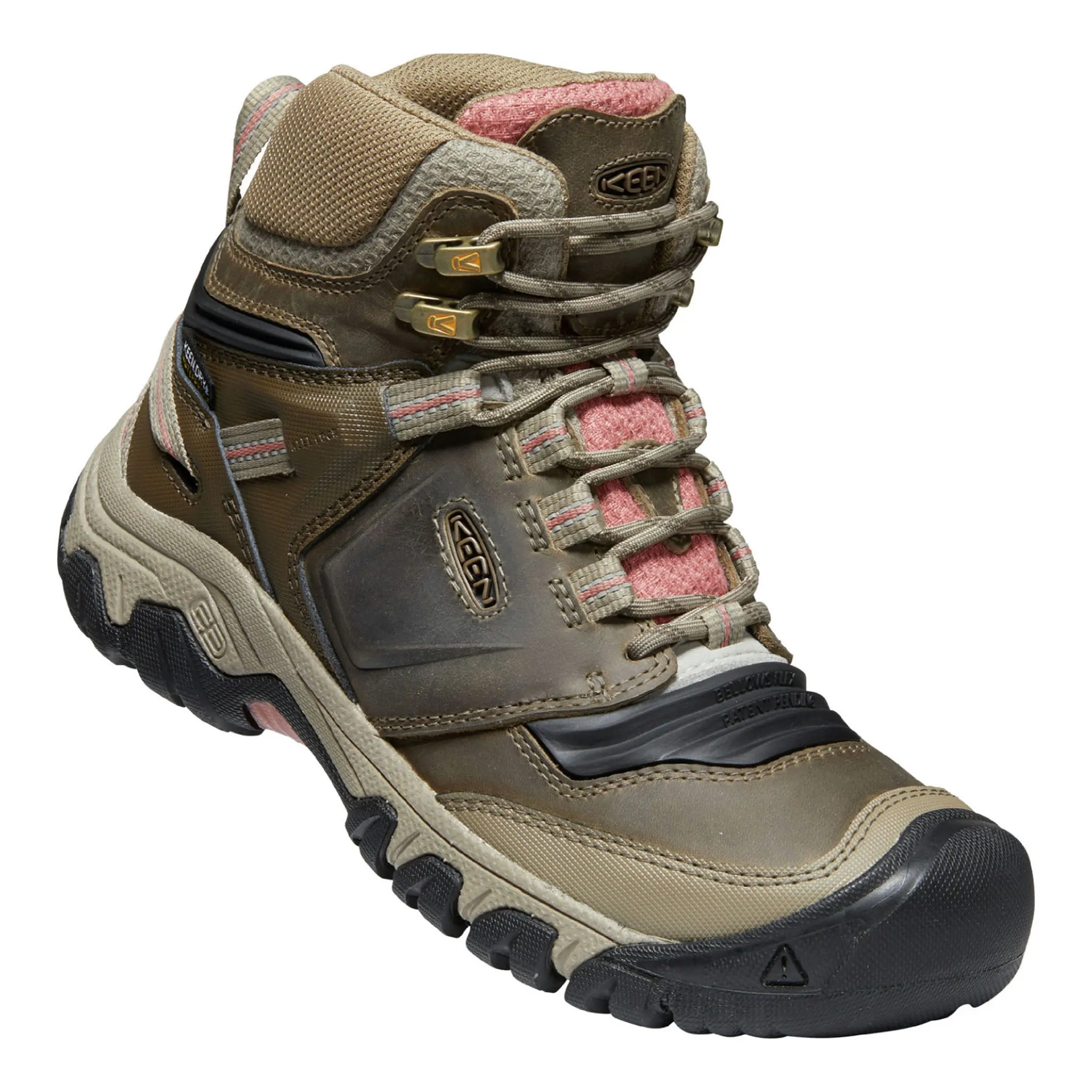 Women's Ridge Flex Mid Waterproof Timberwolf/Brick Dust