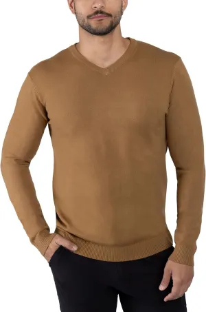 X RAY Mens V Neck Sweater, Basic Slim Fit Pullover, V-Neck Dress Sweater for Men Fall Winter (Available in Big & Tall)