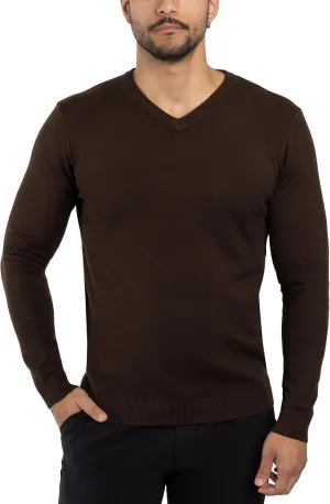 X RAY Mens V Neck Sweater, Basic Slim Fit Pullover, V-Neck Dress Sweater for Men Fall Winter (Available in Big & Tall)