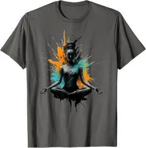 Yoga meditation motif, yoga training, yoga trainer-in love T-Shirt